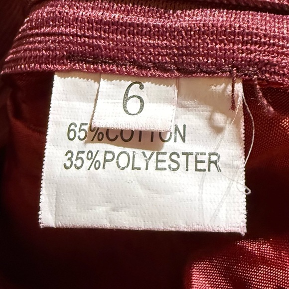 Elegant Burgundy Kids Dress - Picture 3 of 5